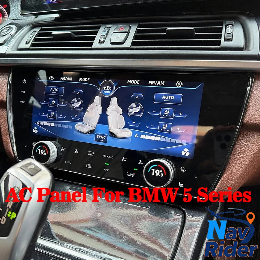 For BMW 5 Series F10 F11 F18 2010-2017 10.25inch HD Air Conditioning Climate Control Scree | AUTOKITSHOP