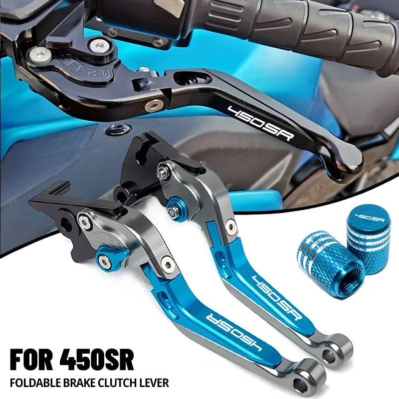 For 450SR 450SS 450SRS 2022-Present motorcycle Clutch Lever Brake Lever Set Adjustable Folding H - Automotive LED Light