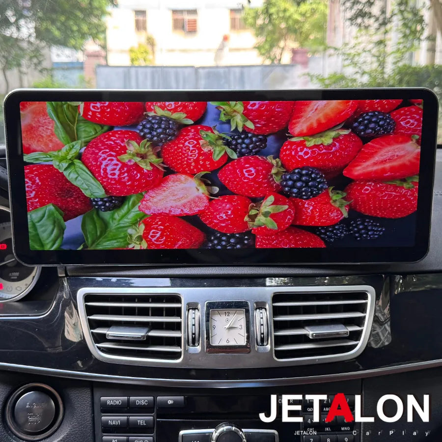 14.6inch Android 14 Multimedia GPS Bluetooth Carplay 4K QLED Screen For Benz E W212 2010-2