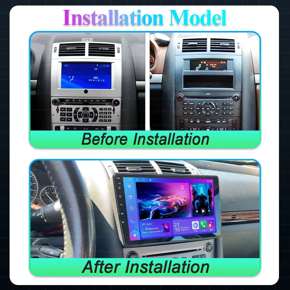 Android 16 For Peugeot 407 Cc 407cc Sw 2004-2011 5g Car Stereo Auto Player Universal Wifi  | AUTOKITSHOP
