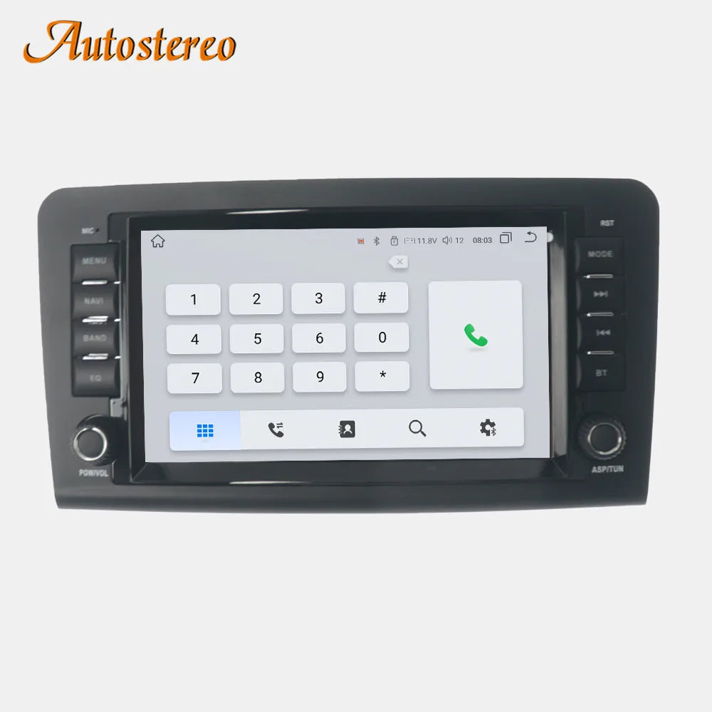 7 Inch Car Radio HD Screen for Mercedes Benz ML 2005-2012 CarPlay Android 13 Multimedia Pl