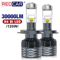 H4 LED Projector Lens Headlight LHD RHD H7 H11 H8 H9 9005 HB3 9006 HB4 Car Headlight Bulbs