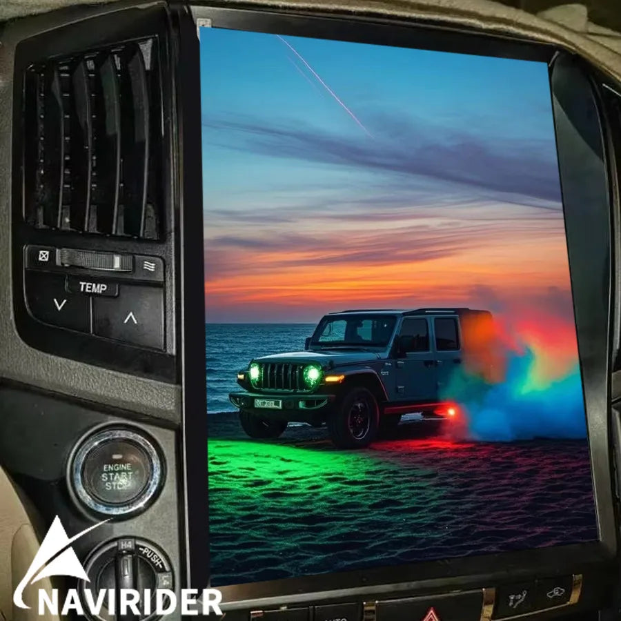 15.6 Inch Car Video Player Android 15 Carplay For Toyota Land Cruiser 200 LC200 2008 - 202 | AUTOKITSHOP
