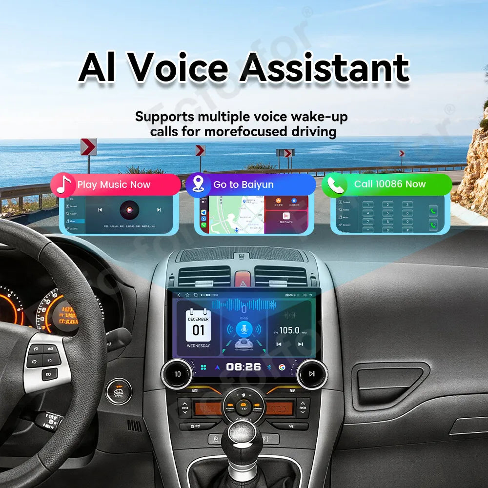 High Definition Car Stereo Unit 11.5 Inch Android 15 Wireless CarPlay GPS Navi Multimedia