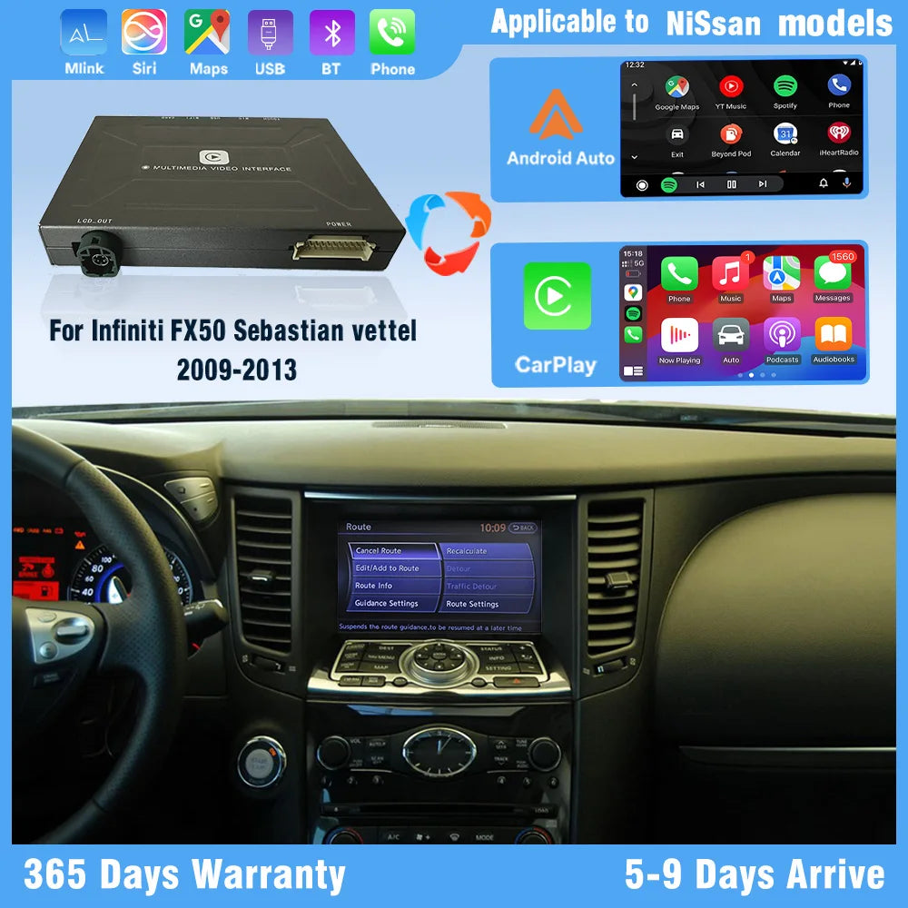 RGB - Ambient Light - for Infiniti FX50 2009-2013 - App Control - Car Interior Lighting