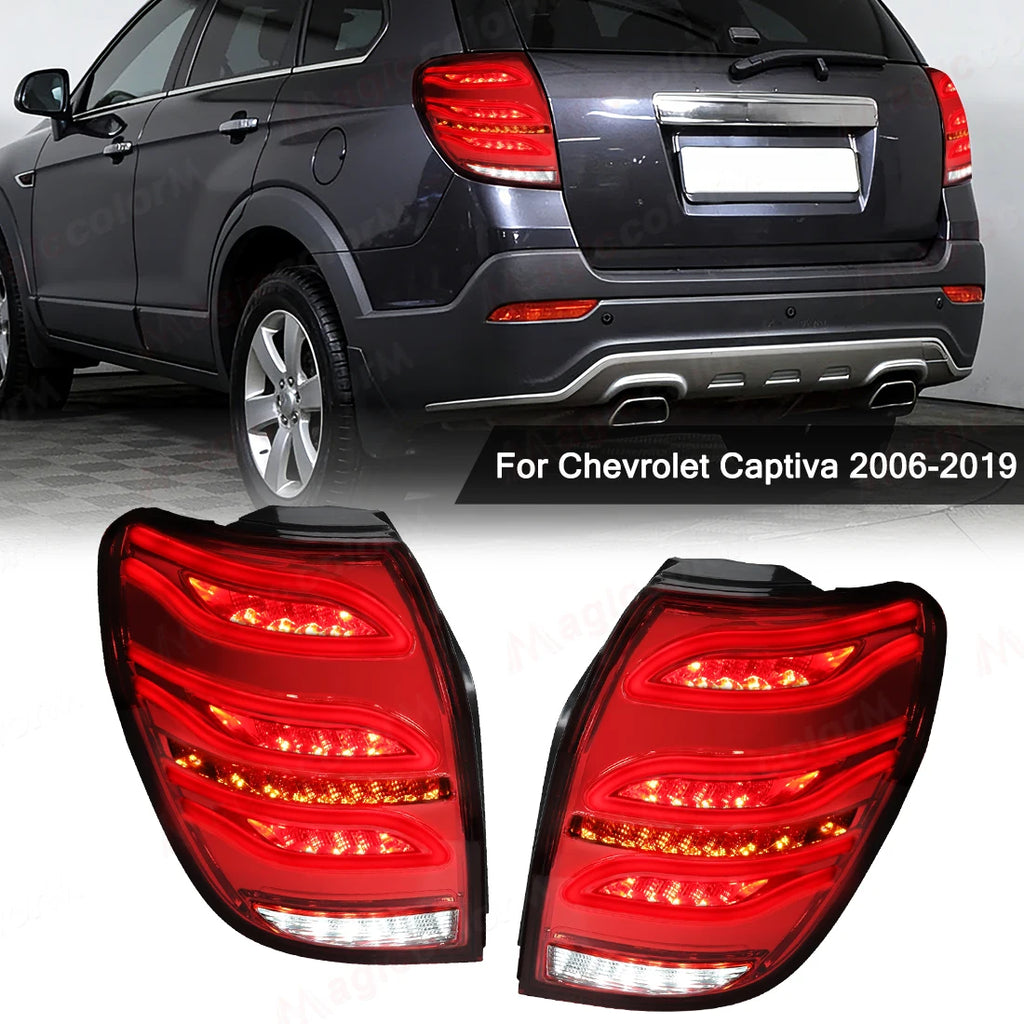 LED Car Tail Lamps For Chevrolet Captiva 2007 2008 2009 2010 2011 2012 2013-2018 Dynamic T | AUTOKITSHOP