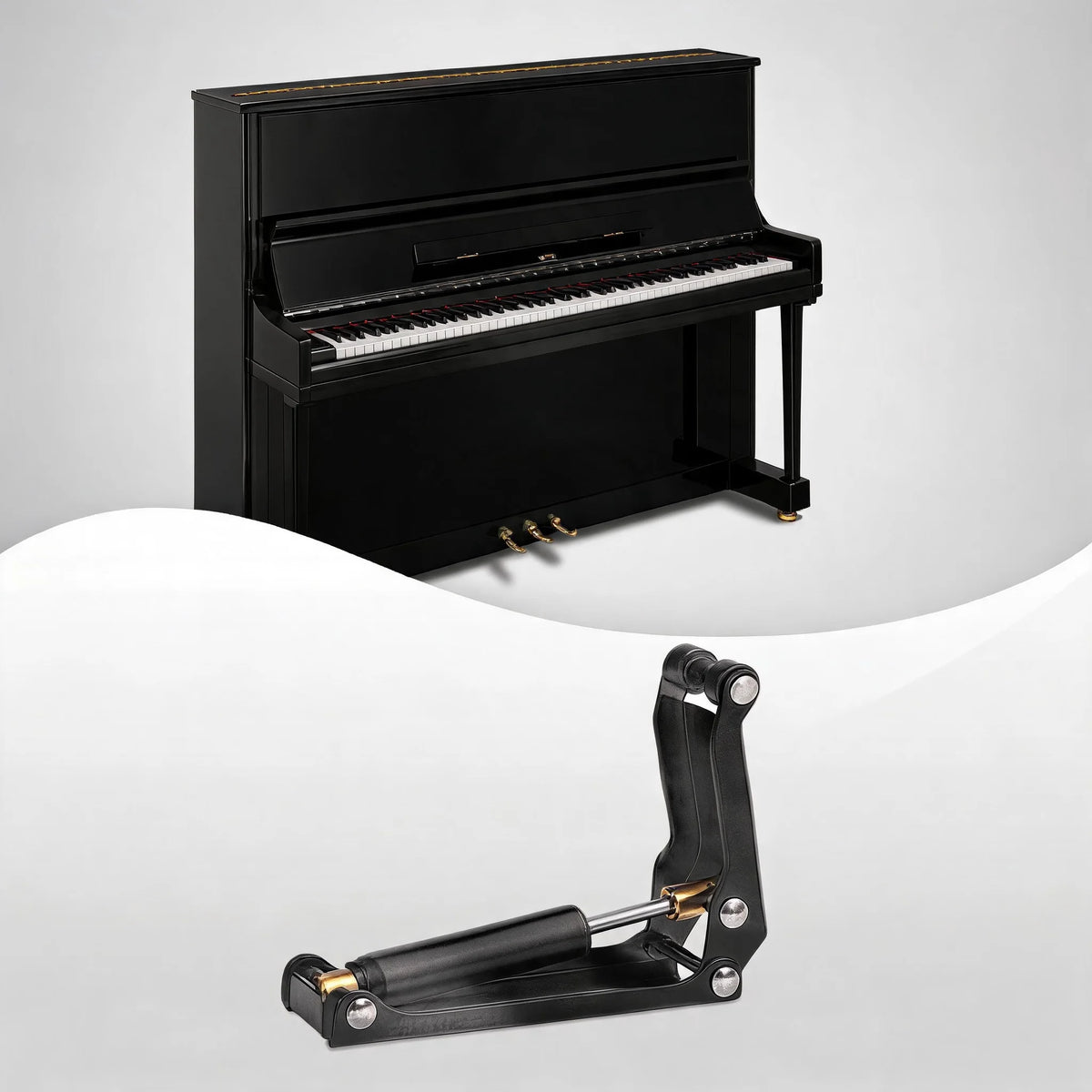 Piano Hydraulic Fallboard Decelerator Vertical External Slow Closing Accessory Soft Fall Avoid P - Automotive LED Light