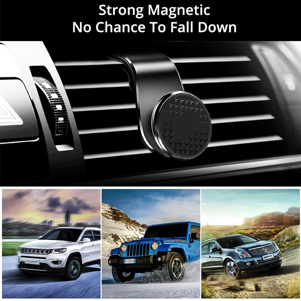 Magnetic Car Phone Holder Mobile Support For The Car Cell phone Support Mobile Door For Auto For - Automotive LED Light