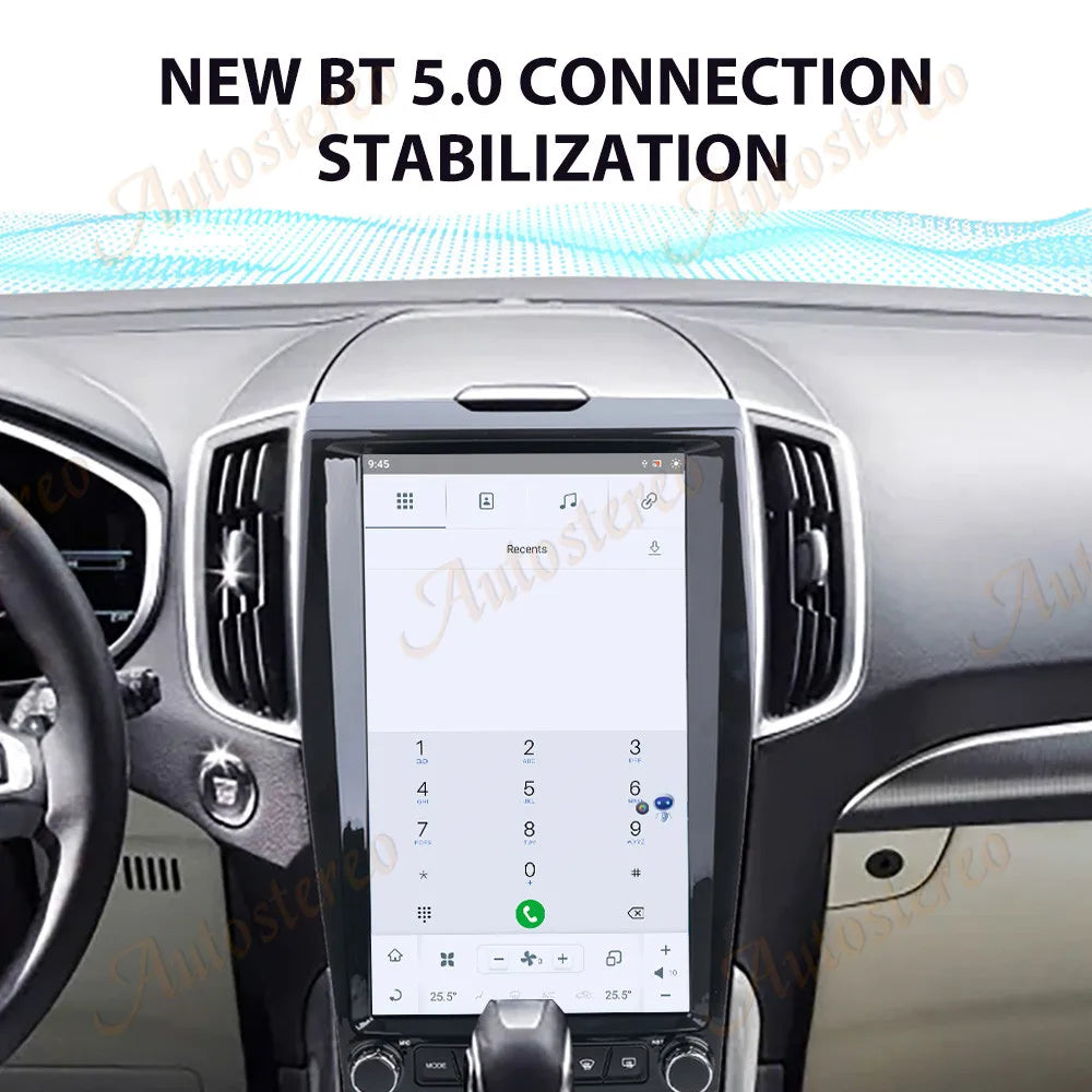 For Ford Galaxy 2015-2020 Tesla Screen Android 13 Vertical Screen Head Unit Multimedia Pla