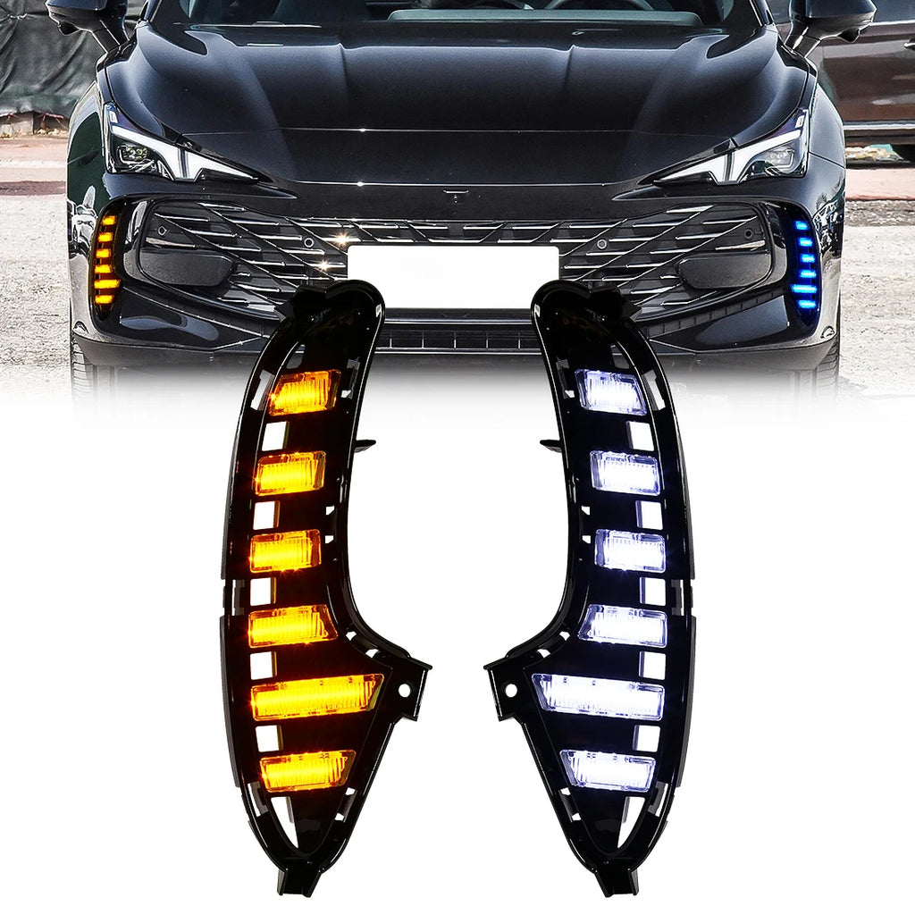 For MG MG7 2023 2024 Morris Garages LED Daytime Running Lights DRL Fog Lamps Turn Signal W | AUTOKITSHOP