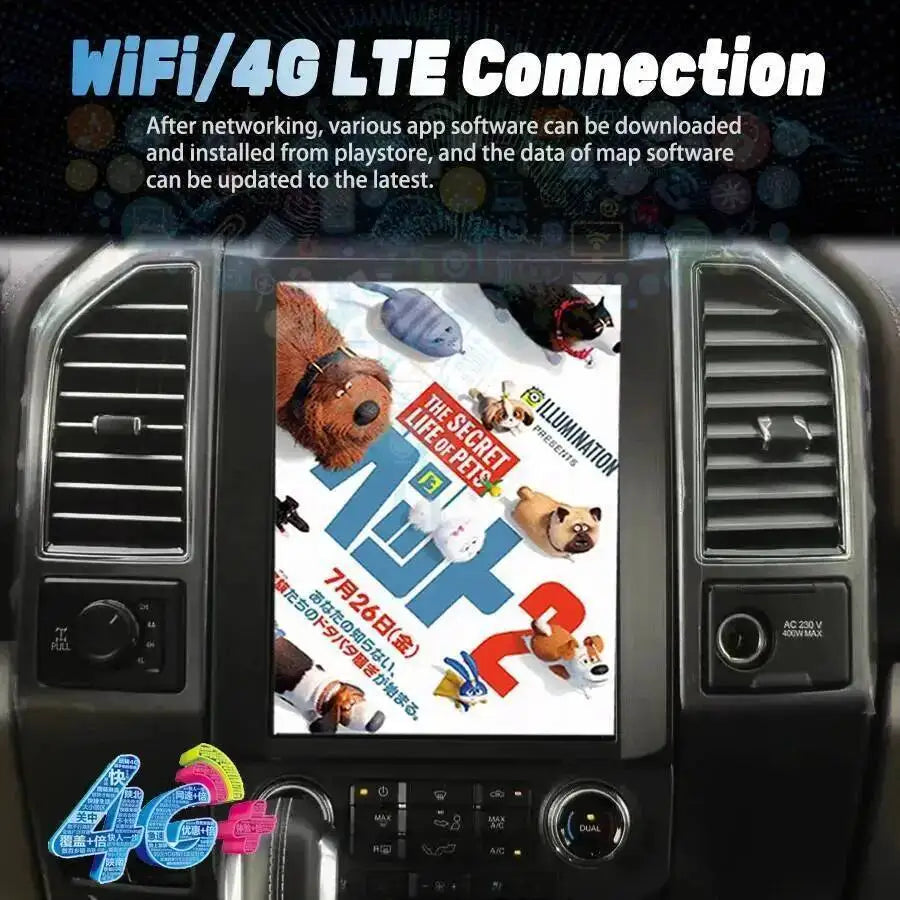 Car Video Stereo Carplay For Ford F150 2015-2021 Player Navigation Android Screen Car Radi