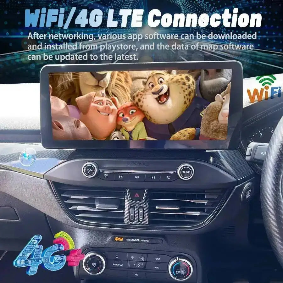 12.3inch Touch Screen For Ford Focus Mk4 2018-2025 Car Radio Stereo Android 14 CarPlay GPS | AUTOKITSHOP