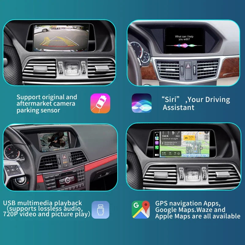 Newest Wireless CarPlay Android Auto Interface for Audi Q5 2010-2020, with Mirror Link Air