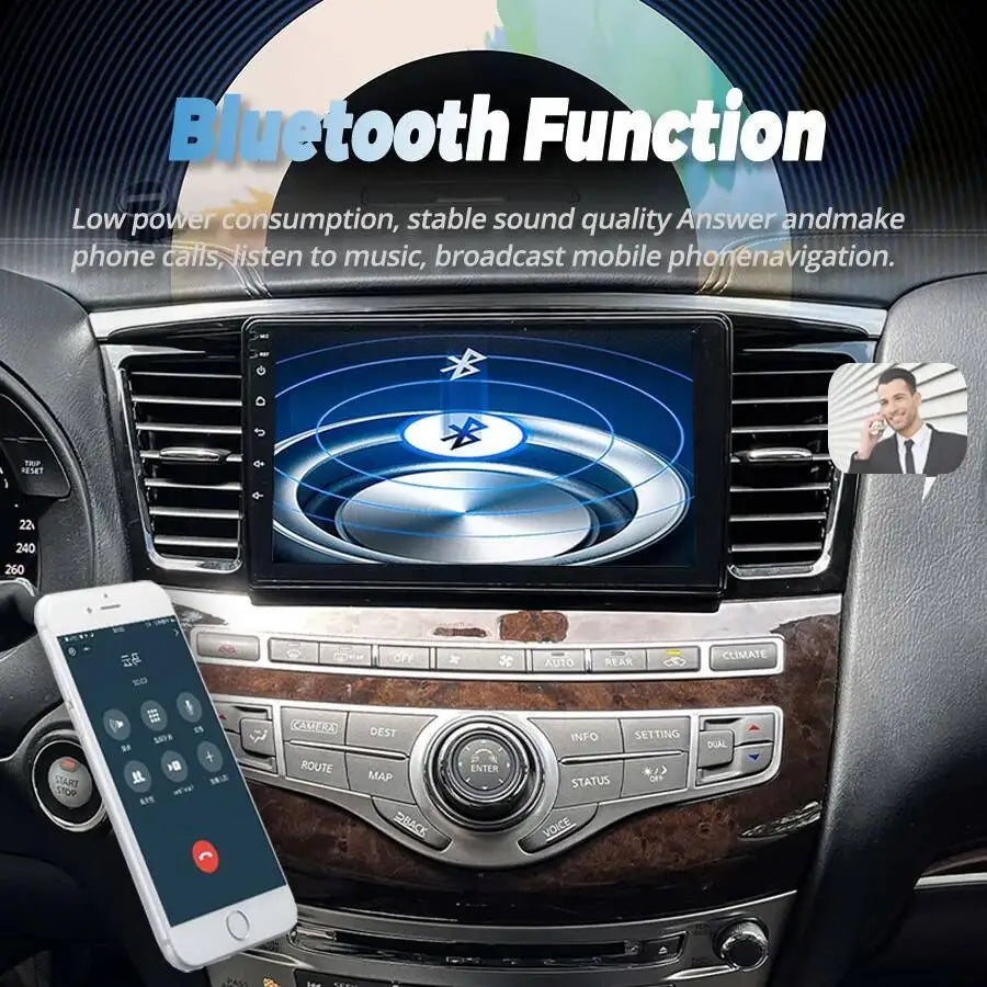 Multimedia Player HeadUnit 9inch For Infiniti QX60 JX35 2011-2019 Android Auto CarPlay Car | AUTOKITSHOP