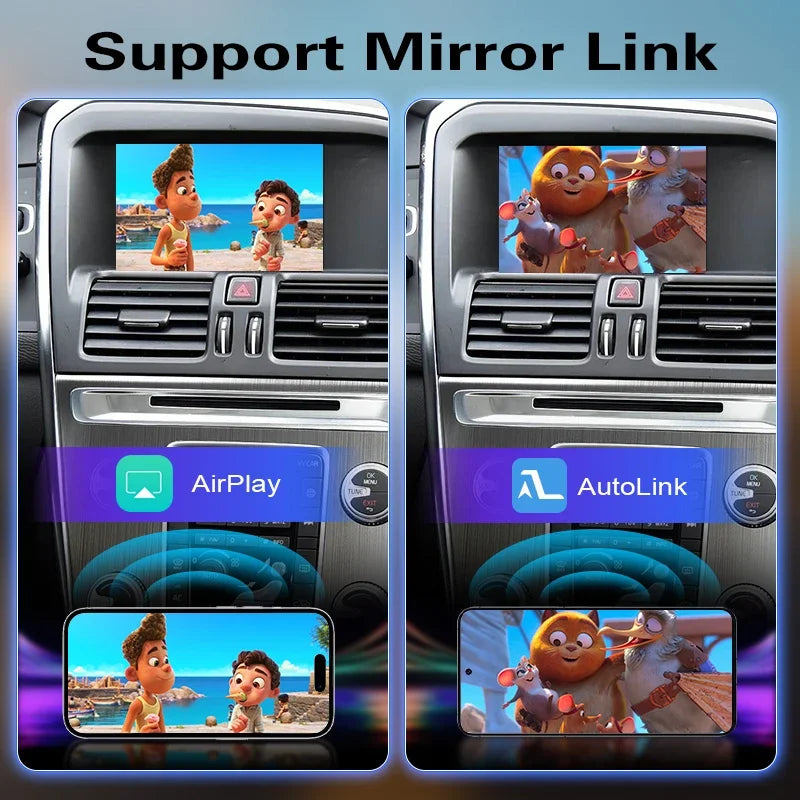 Wireless Carplay Box For Volvo V40 V60 XC60 S60 S80L After 2015 Multimedia Android Auto Ｍo