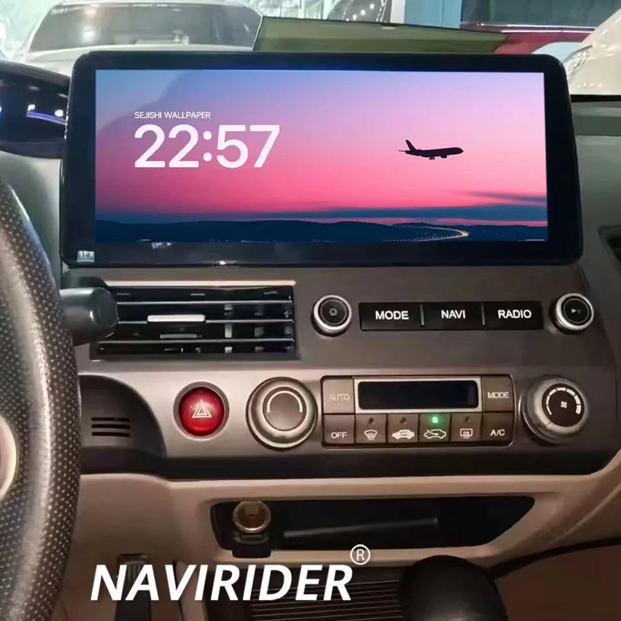 12.3inch Car Radio For Honda CIVIC 2005-2012 Android 15 Multimedia Video Player 4G Carplay | AUTOKITSHOP