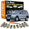 ZITWO 16Pcs For Mercedes Benz M Class W163 ML230 ML270 ML320 ML350 1998-2005 LED for Mercedes W163 1998-2005 - Canbus LE