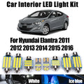 9-Piece LED Interior Light Kit for Hyundai 2013-2016 - Canbus Error-Free Interior Bulbs