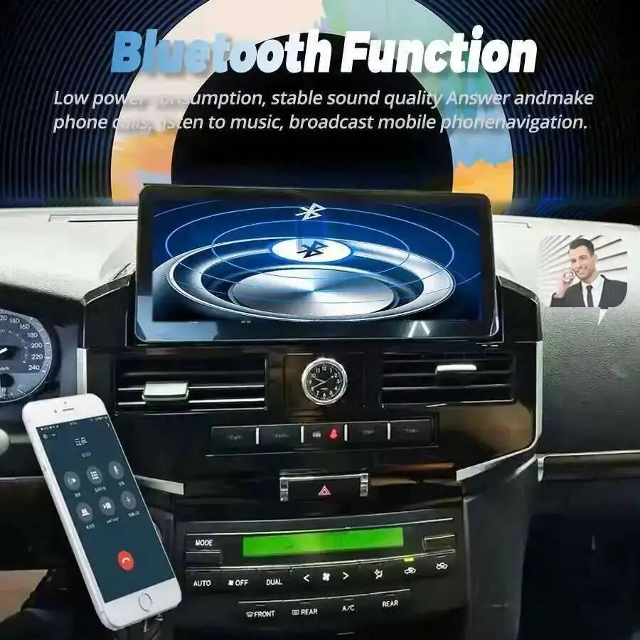 12.3" Carplay DSP GPS Touch Screen Android Car Radio For Toyota Land Cruiser 200 LC200 200