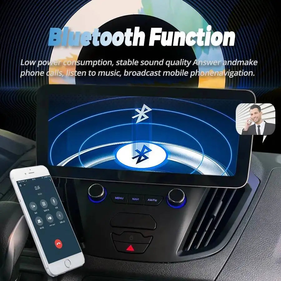 Stereo Multimedia Video Player For Ford Transit Custom 2013-2018 12.3'' Qled Screen Car To | AUTOKITSHOP