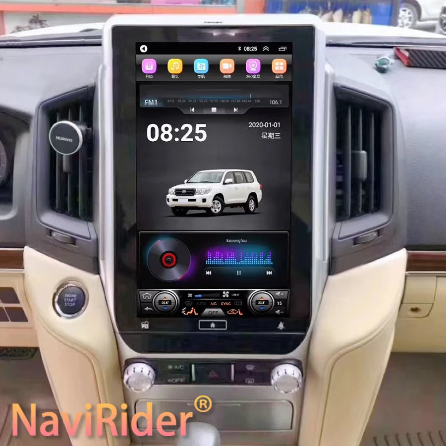 For Toyota Land Cruiser 200 Lc200 2017 2018 2019 Stereo Video Navigation Head Unit Multime