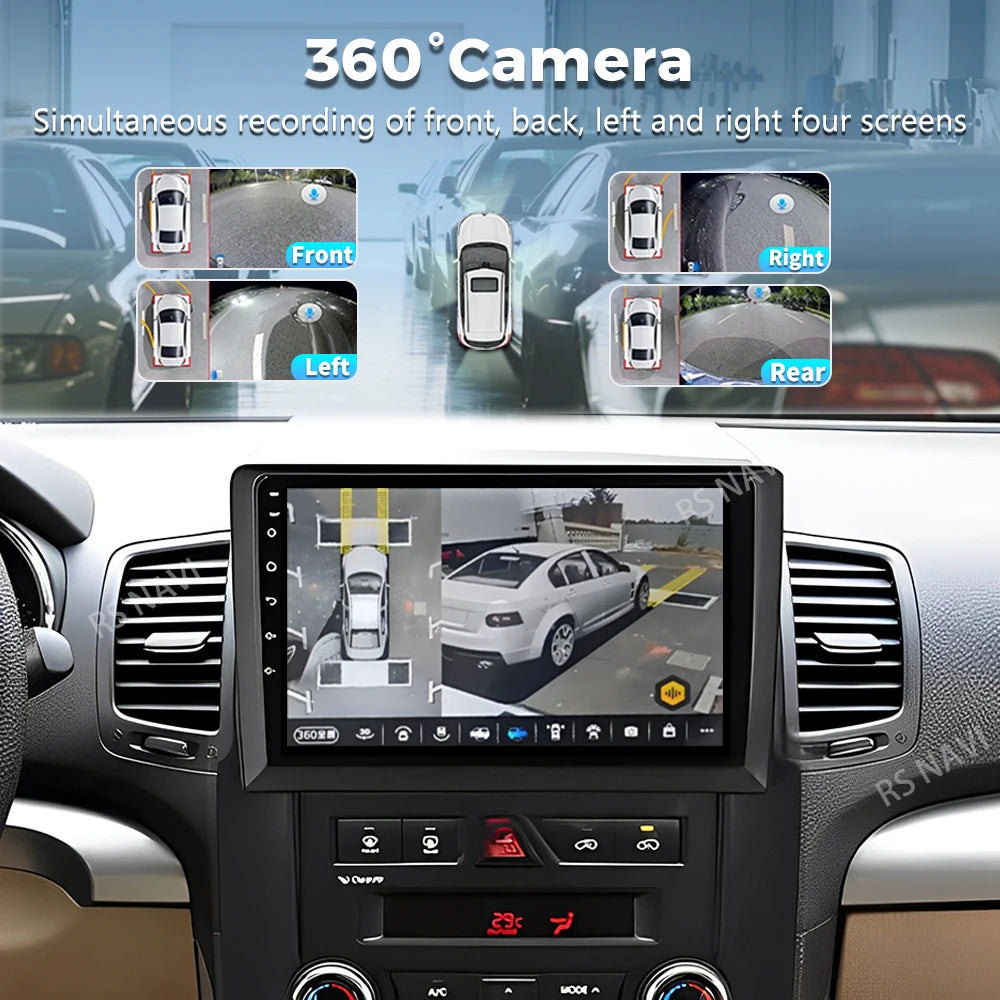 Android 16 For Kia Sorento 2 XM 2009 - 2012 2K QLED Android Car Radio Multimedia Video Pla