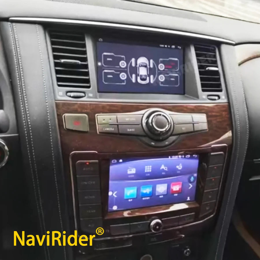 For Nissan Patrol Y62 2018-2020 Qx80 Qx56 Upgrade Dual Screen 256GB Android 14 Car Radio M | AUTOKITSHOP