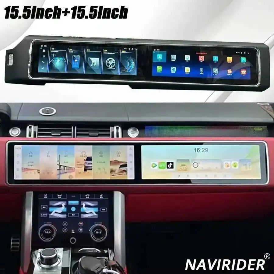 15.5+15.5/12.3+12.3inch For Land Rover Range Rover Sport L494 2013 2017 Dual Screen Androi | AUTOKITSHOP