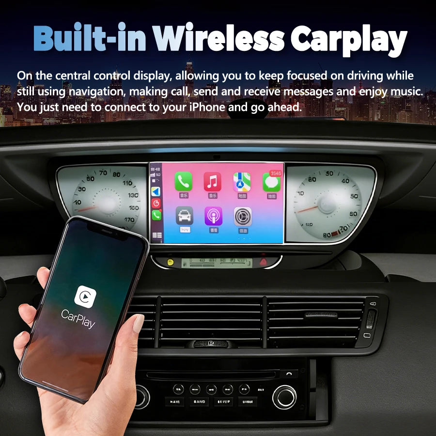 7" Android Multimedia Player Car Autoradio For Peugeot 807 For Citroen C8 2002-2014 Stereo