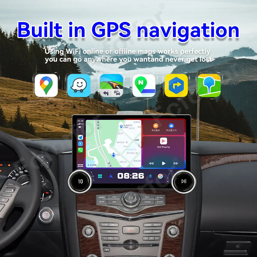 Premium Modern 11.5 Inch Android 15 Ultra Clear HD Touch GPS Stereo Head Unit Wireless Car