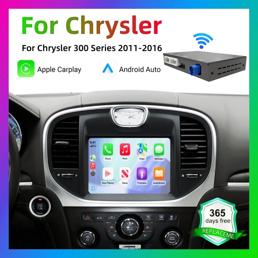 Wireless CarPlay Android Auto Retrofit Kit Decoder Box For Chrysler 300 Series 2011 2012 2 | AUTOKITSHOP