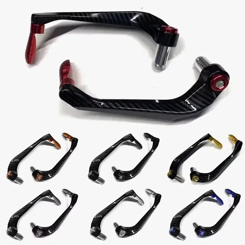 2PCS CNC Motorcycle Brake Clutch Levers Guard Protector Modification Anti-Fall Horn Brakes Hand  - Automotive LED Light