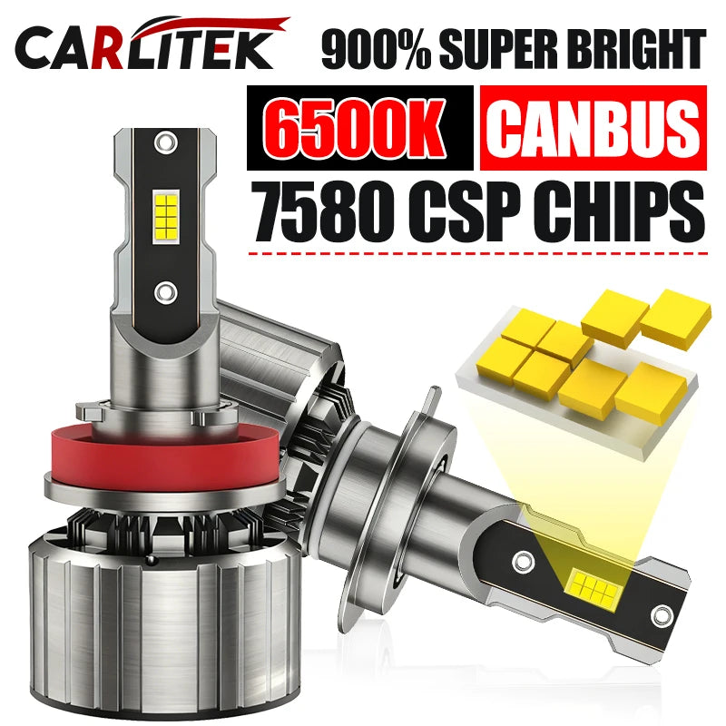 H4 H7 LED Headlight Canbus H1 H8 H9 H11 9005 HB3 9006 HB4 9012 HIR2 5570 CSP Chip Turbo Fo