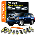 ZITWO 18Pcs LED Interior Dome Reading Map Light Kit For GMC Yukon XL 1500 2500 2007 2008 2009 20 - Canbus LED Car Light