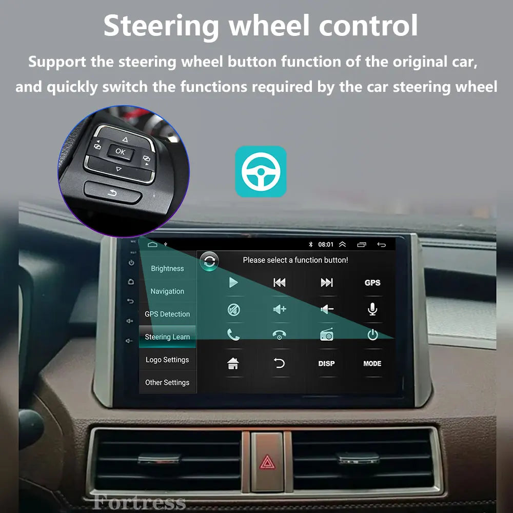 Android 16 Wireless Bluetooth Carplay Stereo Head Unit Screen Car Radio Multimedia Navigat