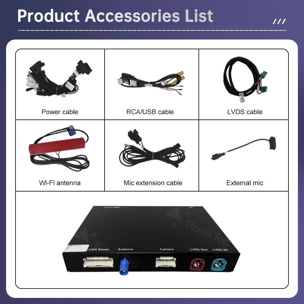 Road Top Wireless CarPlay for BMW 6 Series F06 F12 F13 G32 2010-2020 CIC,NBT,EVO Android A | AUTOKITSHOP