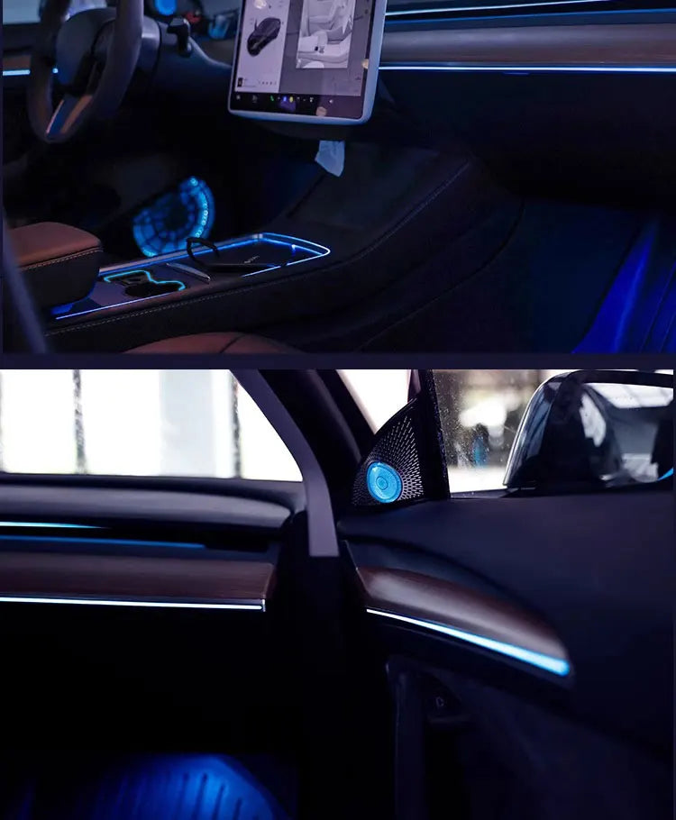 512 Color Tweeter Speaker for Tesla Model 3 - RGB LED Ambient Speaker Car Interior Light