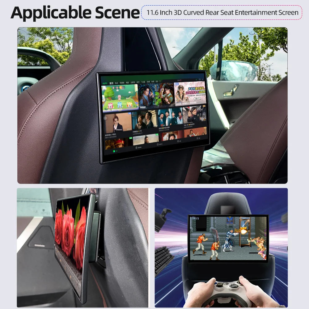 M Super Clear 4K Video TV Monitor For BMW 5 Series X5 F15 X6 F16 iX i5 i7 X3 X7 11.6" Andr | AUTOKITSHOP
