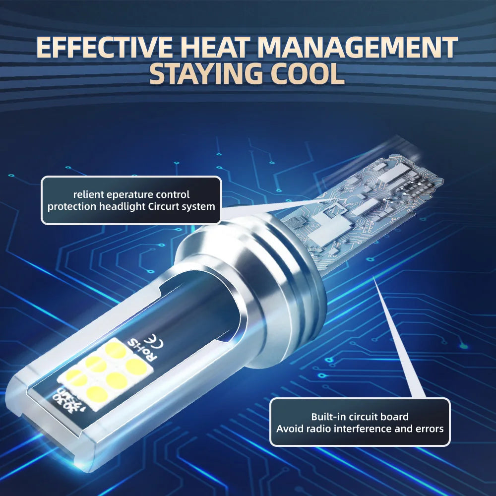 9006 HB4 LED Bulbs 20000LM Car Fog Lights 12V 6000K Fog Lamps For HYUNDAI I10 III AC3 AI3