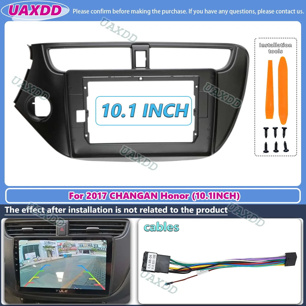 10.1 Inch 2Din Car Radio Fascias For CHANGAN CHANA HONOR Multimedia Frame Video Player Nav