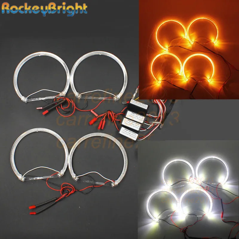 Rockeybright A+A LED Angel Eyes for BMW Angel Eye Halo Rings Light E36 E38 E39 E46 Project