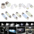 14-Piece LED Interior Light Kit for W5W T10 - Canbus Error-Free Interior Bulbs