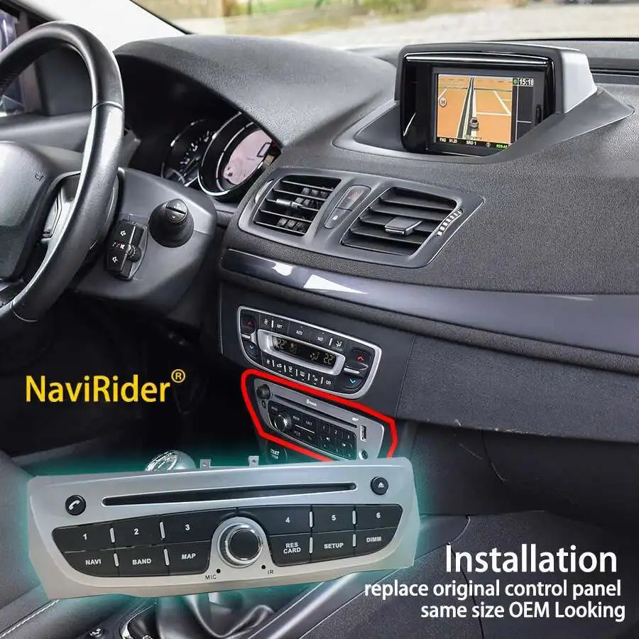 For RENAULT Fluence 2013-2016 Car Video Player OEM Style Control Panel To Control Android