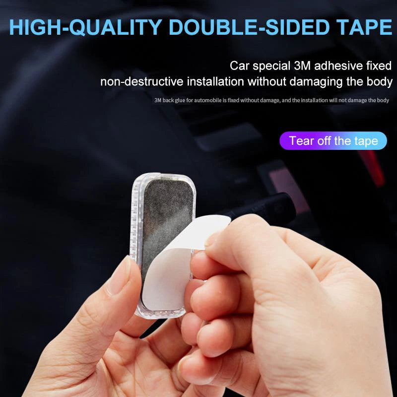 LED Touch Lights Small Wireless Car Interior Lights Auto Design Roof Reading Lamp For Storage Box Wireless Magnetic USB Charging