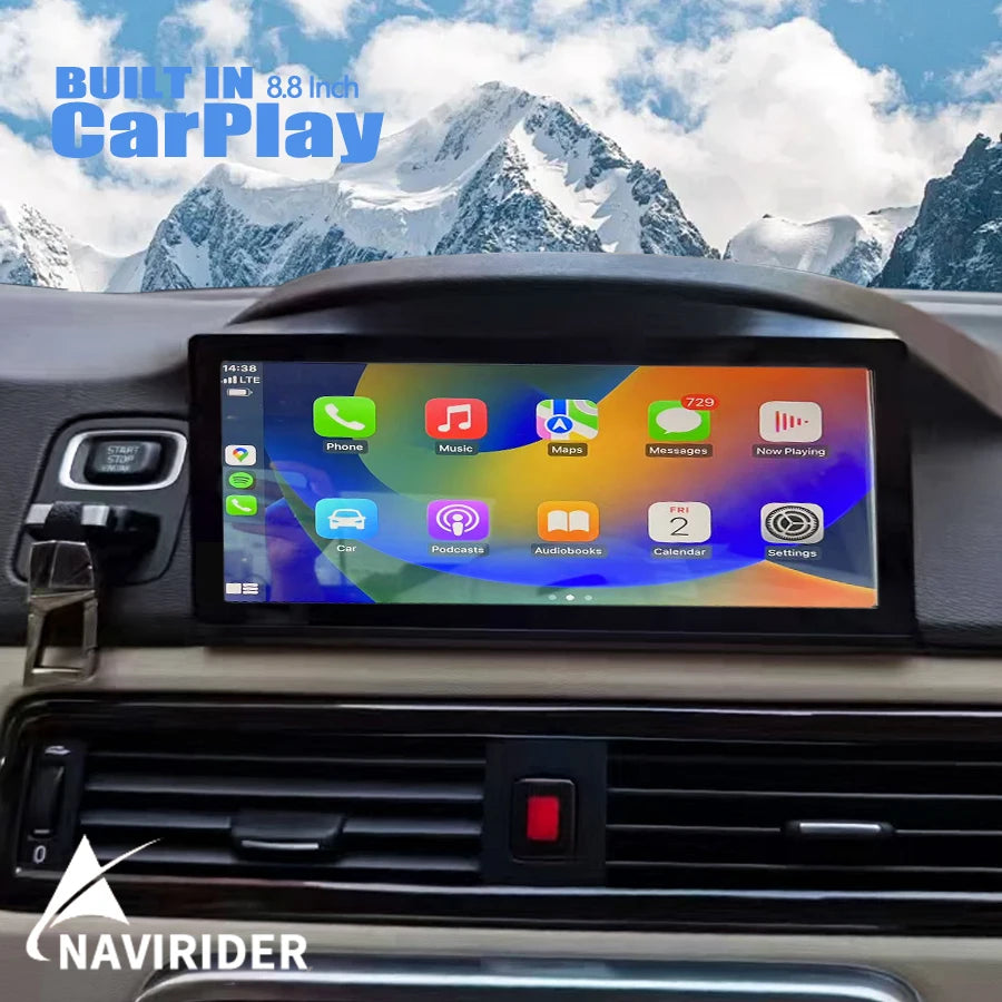 8.8inch Android Qled Screen For VOLVO S80 V70 XC70 2011 2015 Navigation Car Auto Radio Mul