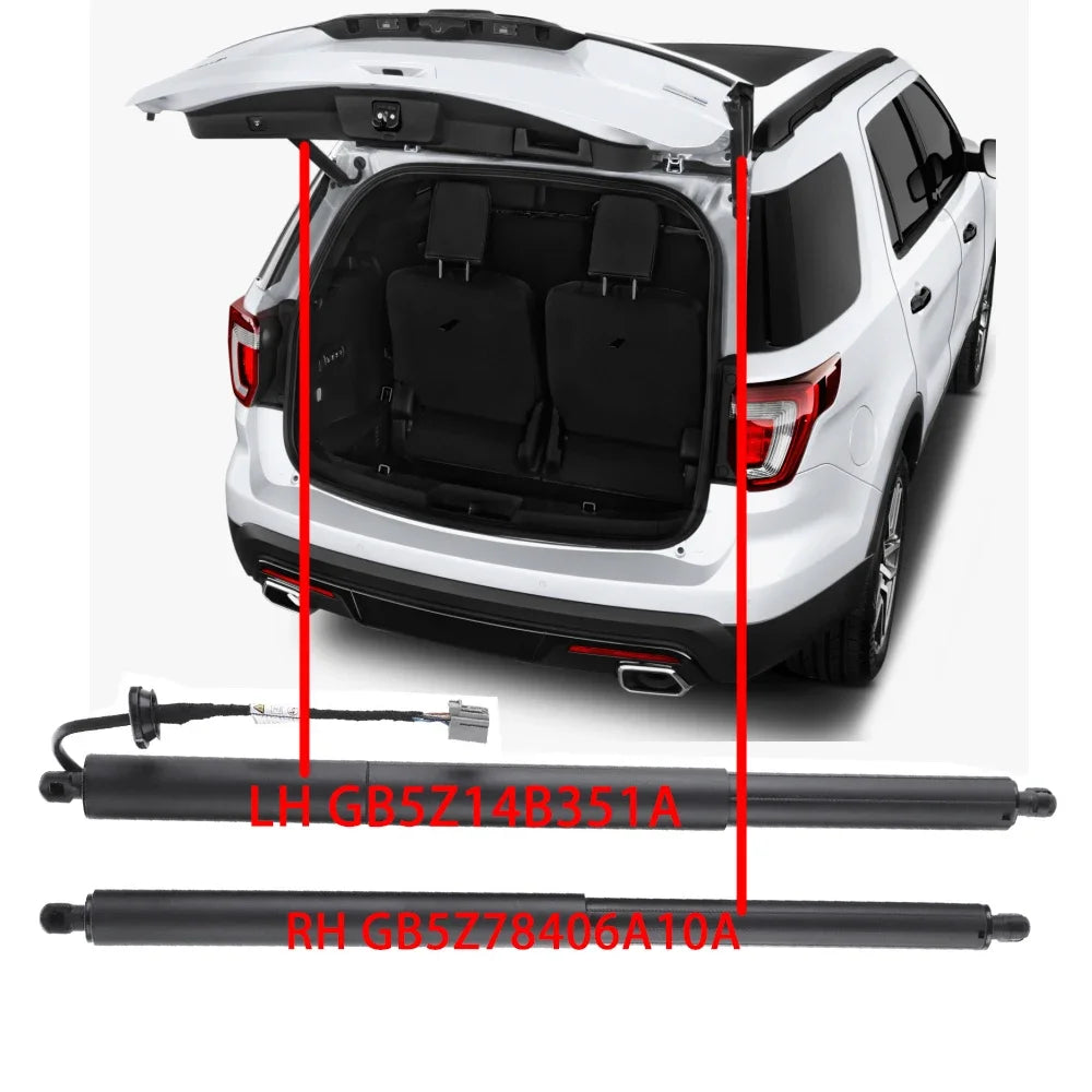 For D4 U502 2016-2019 Ford Explore RH Tailgate Gas Spring Struts LH Tailgate Power Lift Su | AUTOKITSHOP