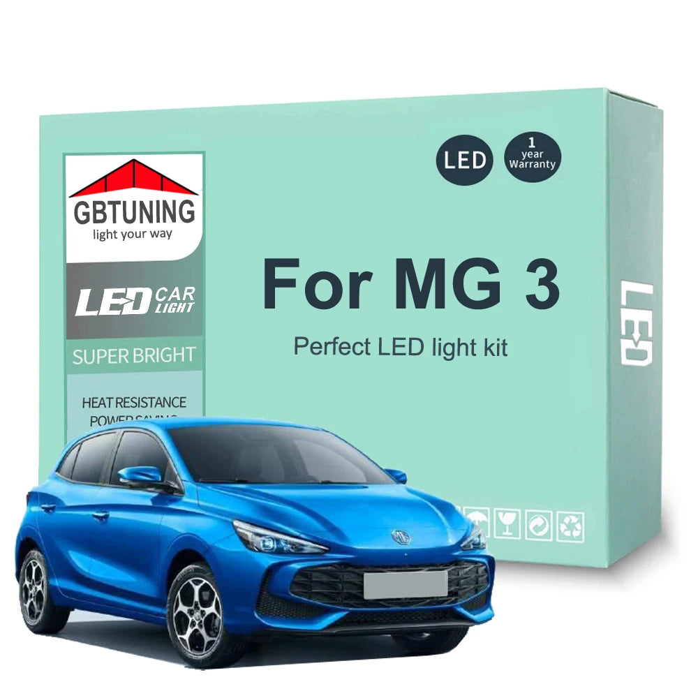 6-Piece LED Interior Light Kit for MG 3 MG3 - Canbus Error-Free Bulbs | AUTOKITSHOP