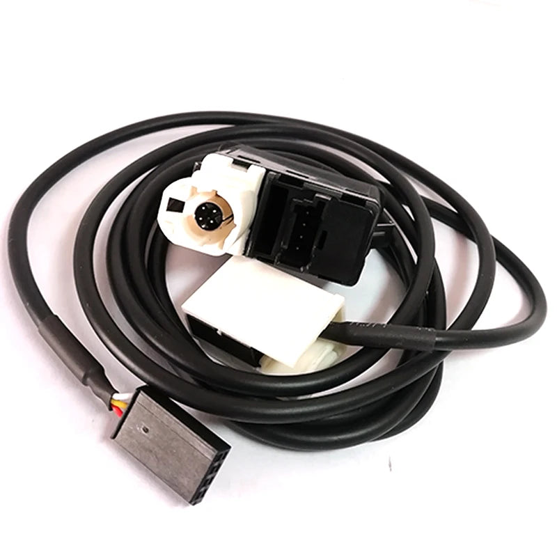 Aux USB Socket Car Radio Audio Adapter Cable For BMW E60 E63 E64 E66 E81 E82 E70 E90