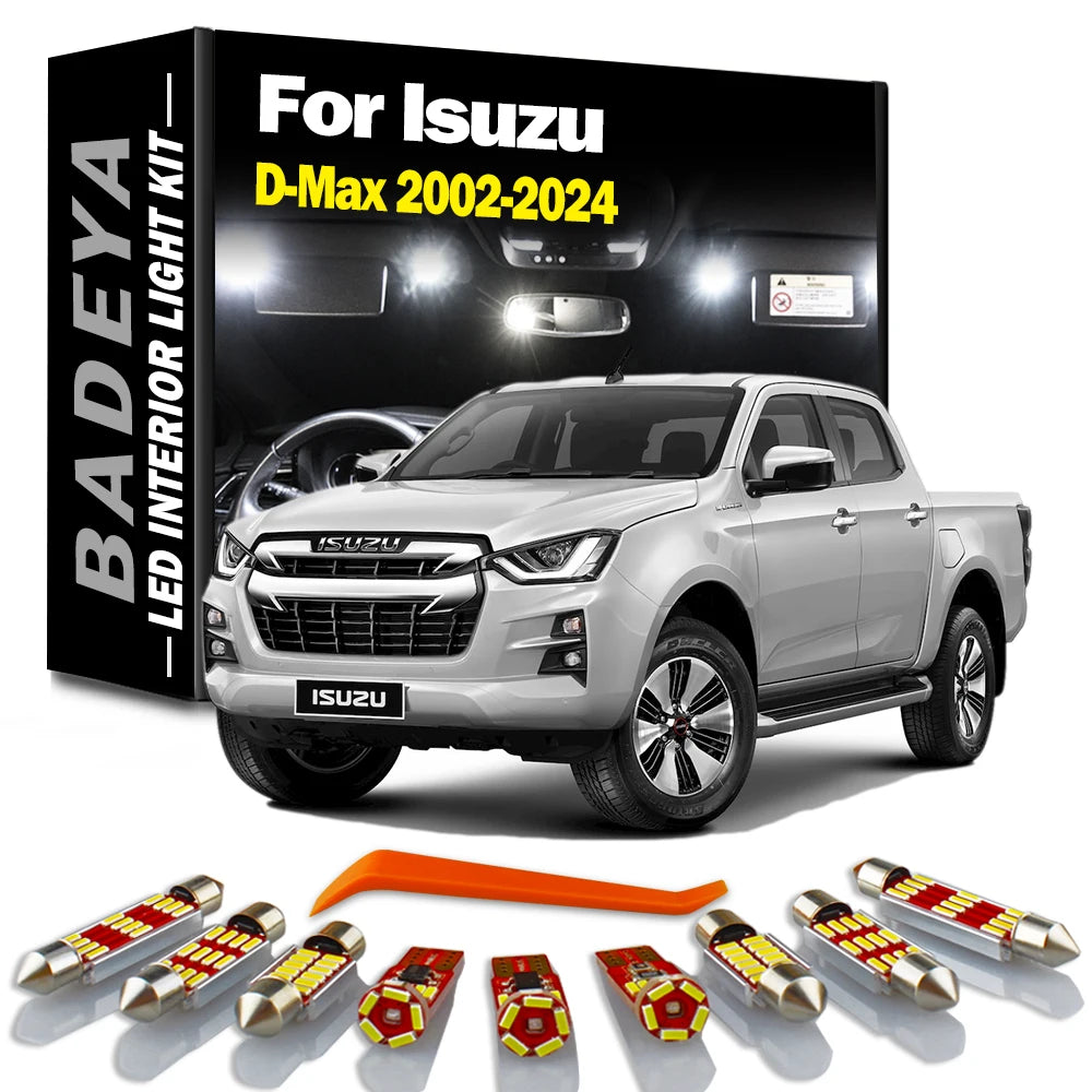 8-Piece LED Interior Light Kit for 2002-2019 - Canbus Error-Free Interior Bulbs
