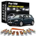 12-Piece LED Interior Light Kit for VW MK5 - Canbus Error-Free Interior Bulbs
